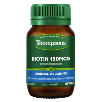 THOMPSON'S 汤普森 BIOTIN 150MCG  生物护发素 100片